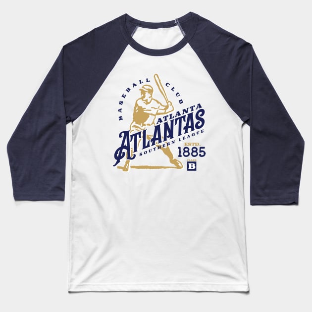 Atlanta Atlantas Baseball T-Shirt by MindsparkCreative